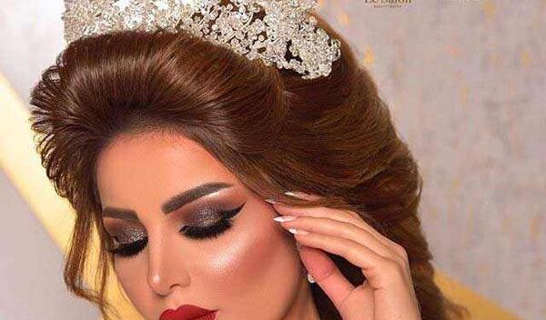 عکس ارایش عروس عربی زیبا