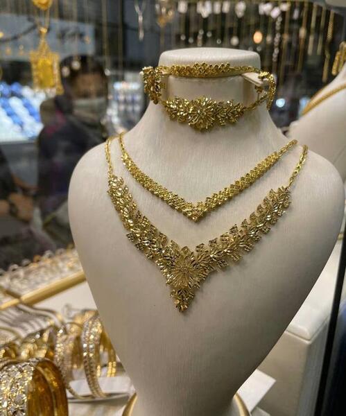عکس طلاهای عروس