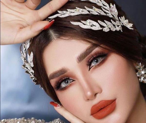 عکس صورت زیبای عروس