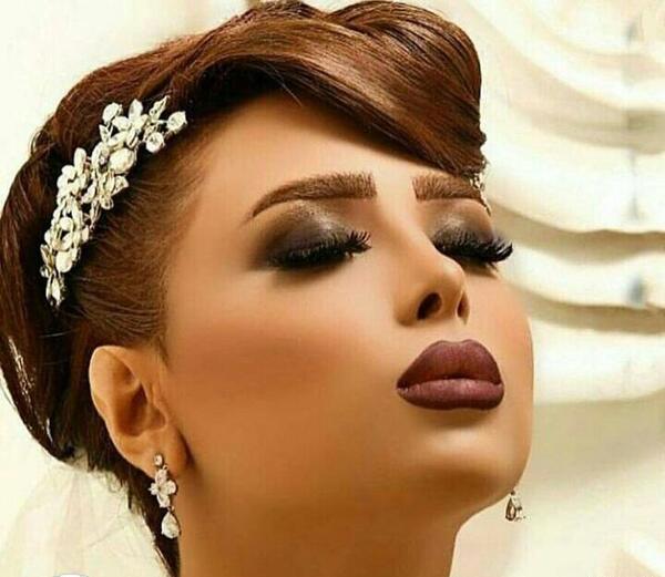 عکس صورت زیبای عروس