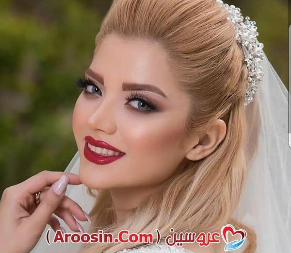 عکس آرایش عروس صورت گرد
