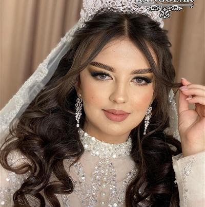 عکس صورت عروس زیبا