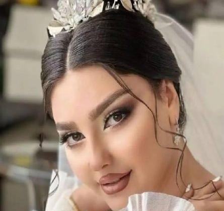 عکس صورت عروس زیبا