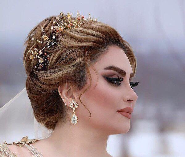 عکس صورت عروس زیبا