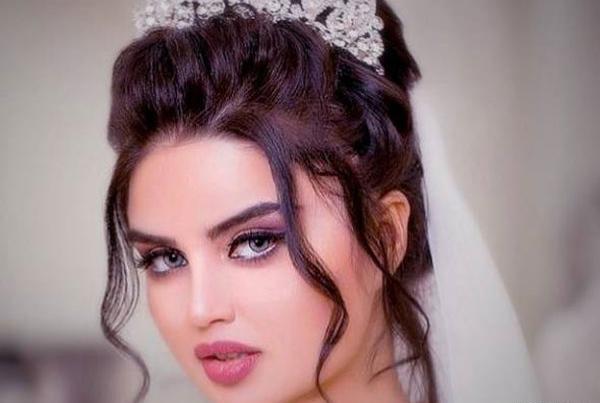 عکس مدل موی عروس برای صورت گرد