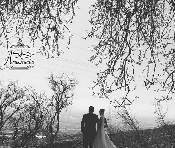 عکس عروس داماد سیاه و سفید