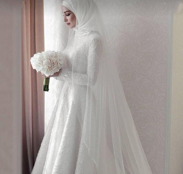 عکس های لباس عروس حجابی