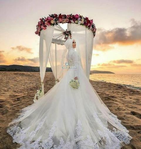 عکس های لباس عروس حجابی