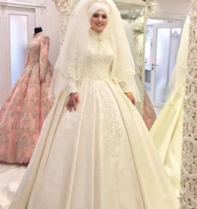 عکس های لباس عروس حجابی