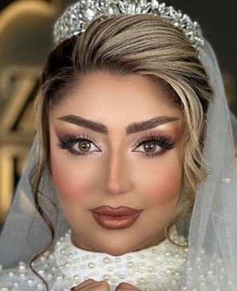 عکس لنز رنگی چشم عروس