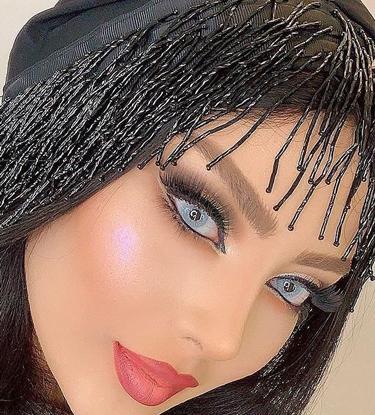 عکس لنز رنگی چشم عروس