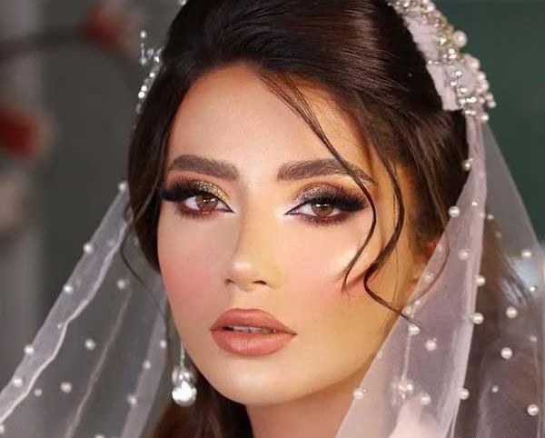 عکس عروس که آرایش کرده