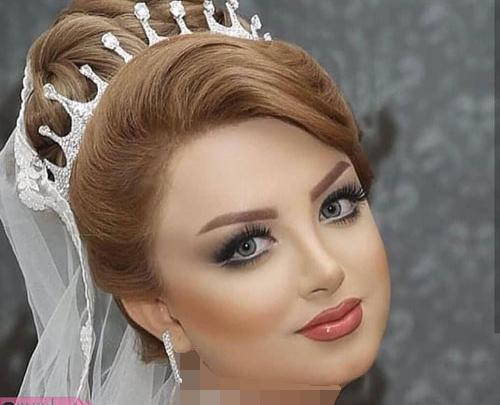 عروس عکس دختر آرایش کرده