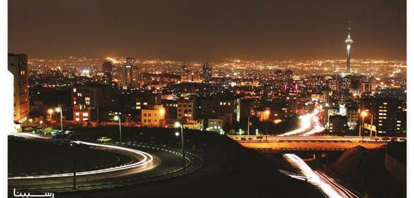 عکس زیبا از شب های تهران