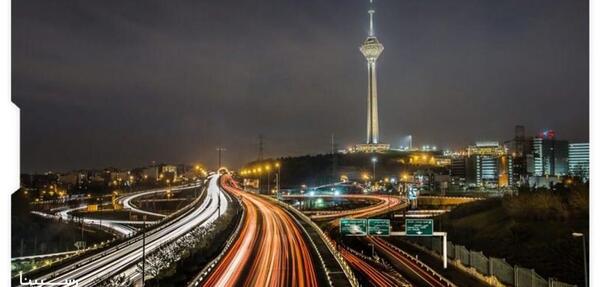 عکس زیبا از شب های تهران