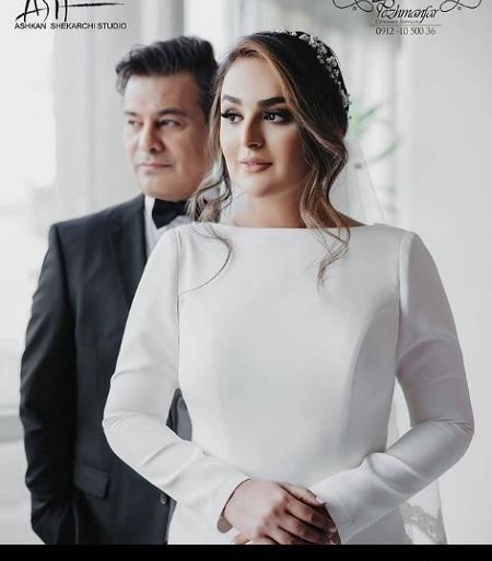 عکس عروسی میترا ابراهیمی همسر پیمان قاسم خانی