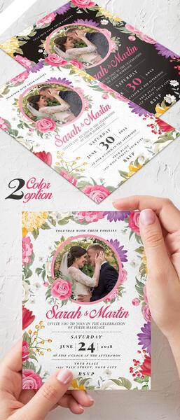 عکس کارت عروسی عاشقانه