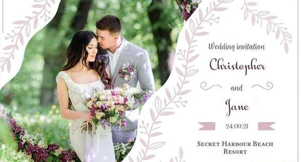 عکس کارت عروسی عروس و داماد