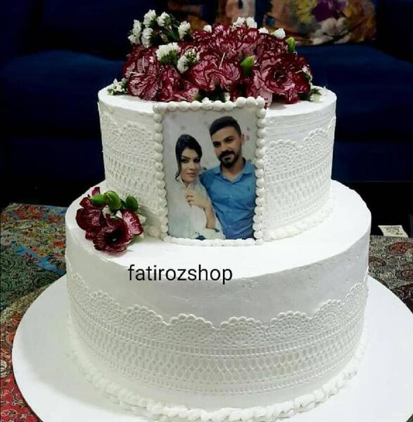 عکس کیک عروسی عروس و داماد