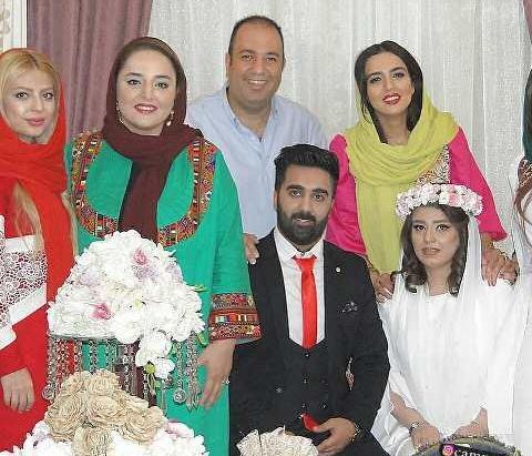 عکس عروسی نرگس محمدی و همسرش