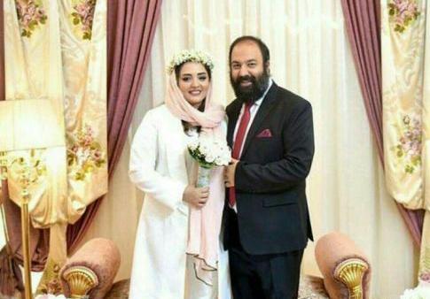 عکس عروسی نرگس محمدی و همسرش