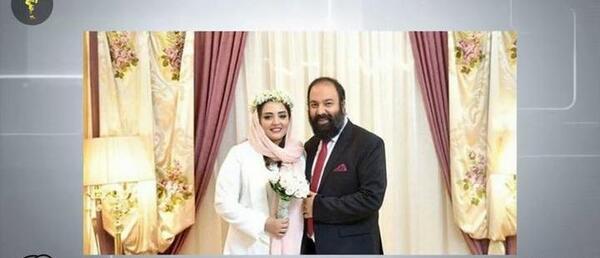 عکس عروسی نرگس محمدی و همسرش