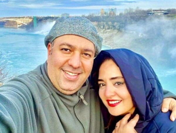 عکس عروسی نرگس محمدی و همسرش