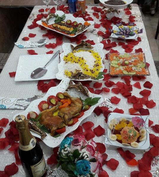 عکس شام عروسی نی نی سایت