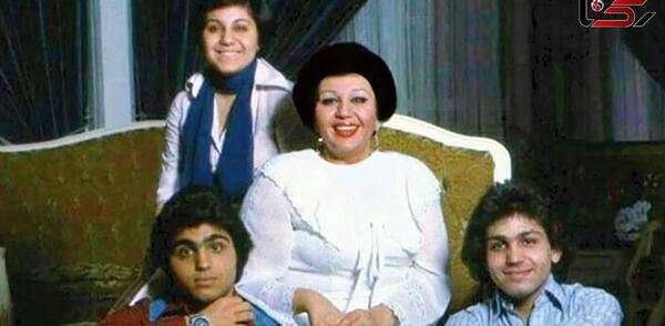 فرزندان عکس عروسی هایده