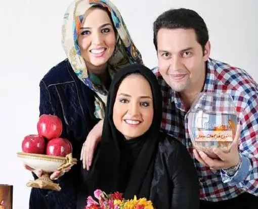 عکس عروسی نرگس محمدی با همسرش