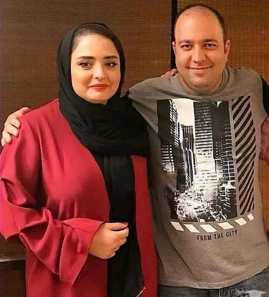 عکس عروسی نرگس محمدی با همسرش