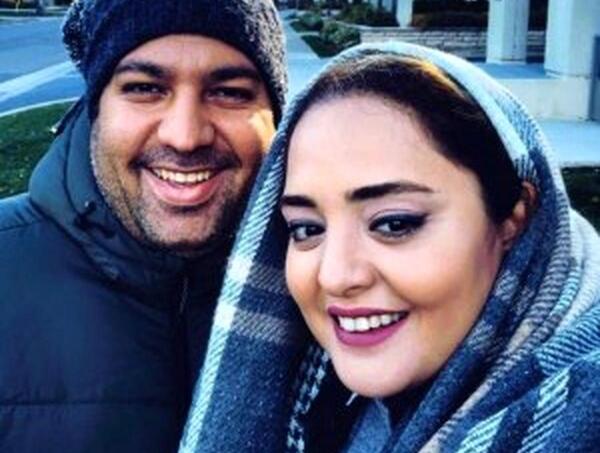 عکس عروسی نرگس محمدی با همسرش