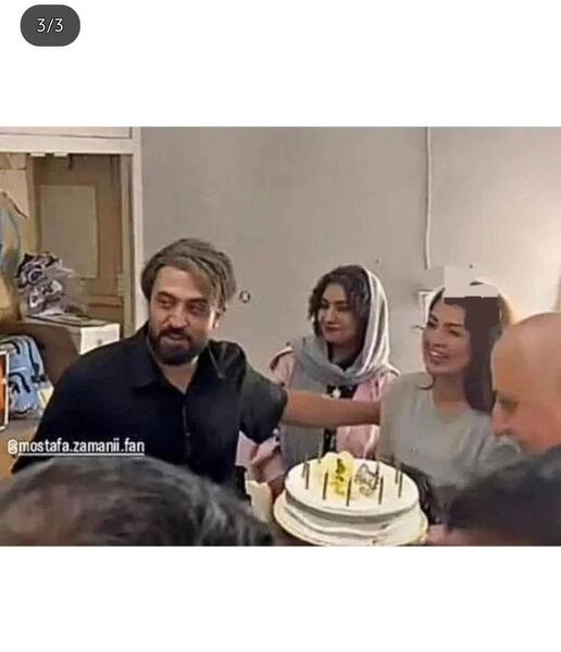 عکس عروسی مصطفی زمانی و همسرش