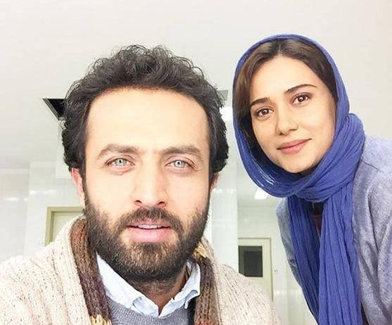 عکس عروسی مصطفی زمانی و همسرش