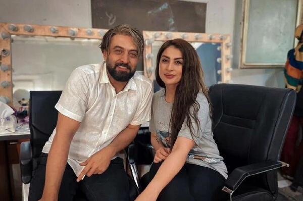 عکس عروسی مصطفی زمانی و همسرش
