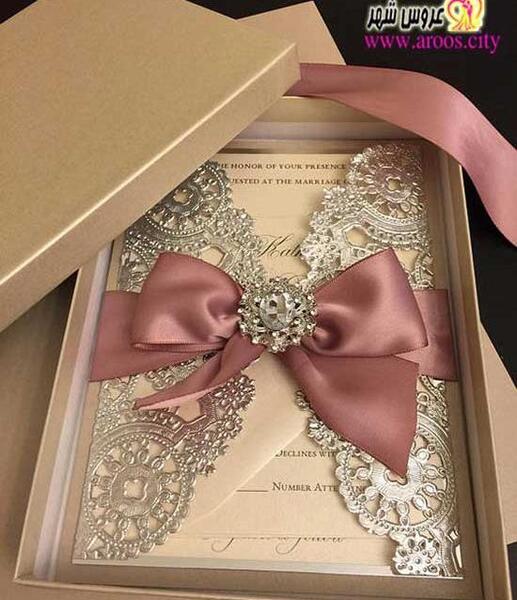 عکس کارت عروسی لاکچری