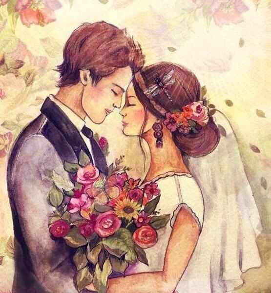 عکس عروسی فانتزی زیبا
