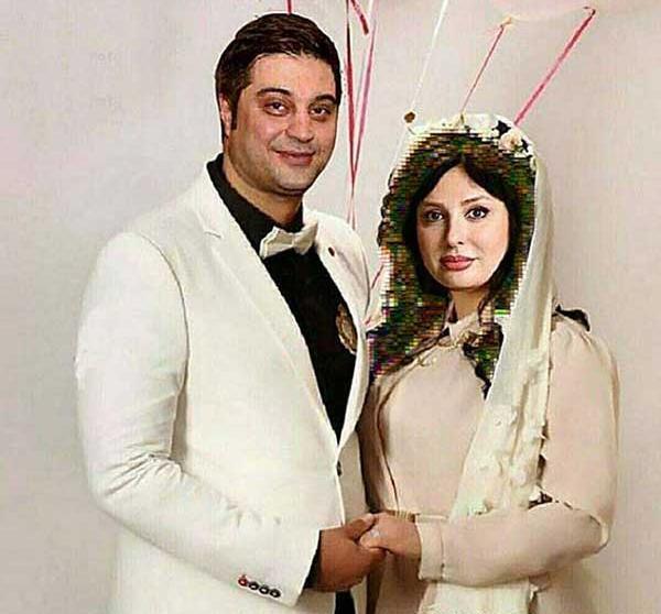عکس عروسی نیوشا ضیغمی با همسرش