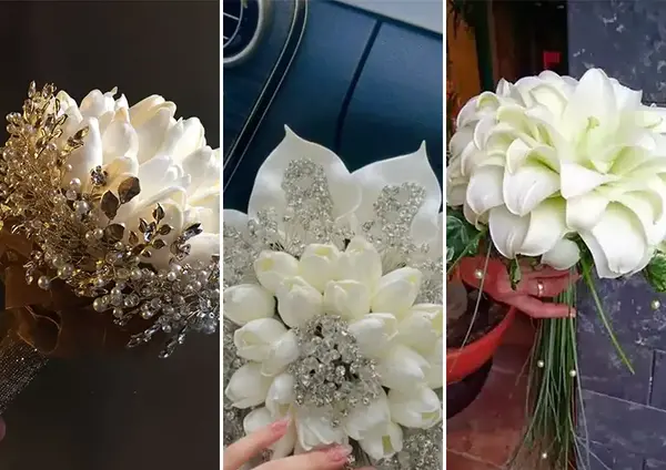 عکس گل عروسی زیبا