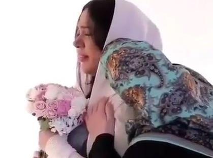 عکس عروسی زیبا بروفه و همسرش