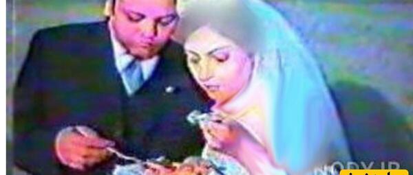 عکس عروسی زیبا بروفه و همسرش