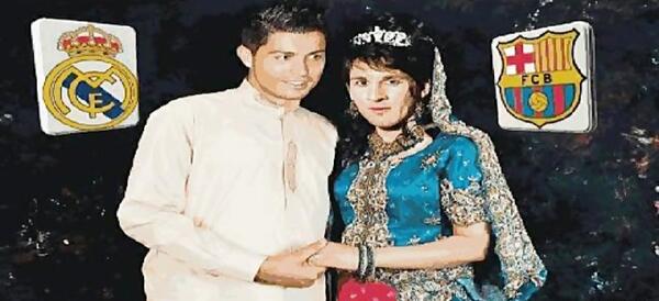 عکس عروسی کریس رونالدو