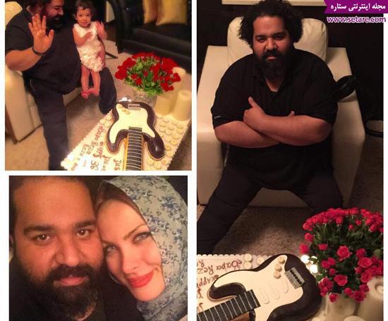 عکس عروسی رضا صادقی و همسرش