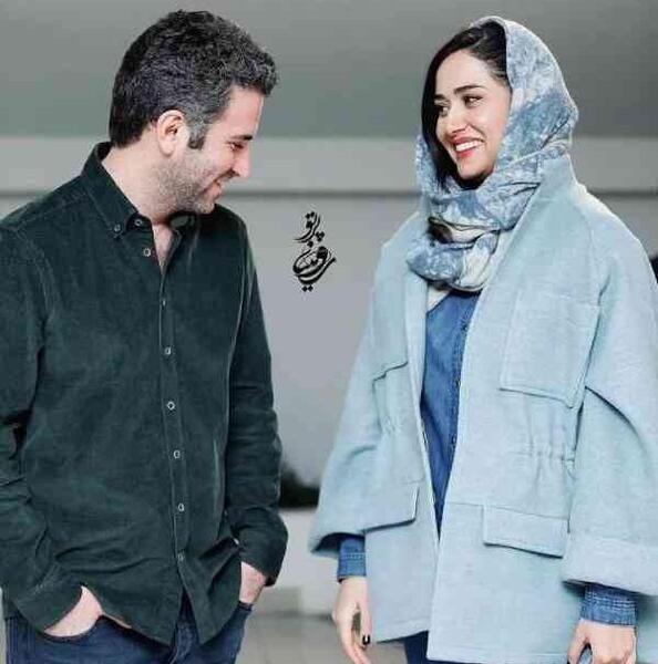 عکس عروسی هوتن شکیبا و پریناز ایزدیار
