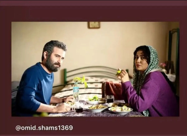 عکس عروسی هوتن شکیبا و پریناز ایزدیار
