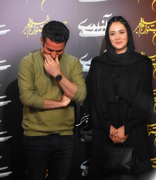 عکس عروسی هوتن شکیبا و پریناز ایزدیار