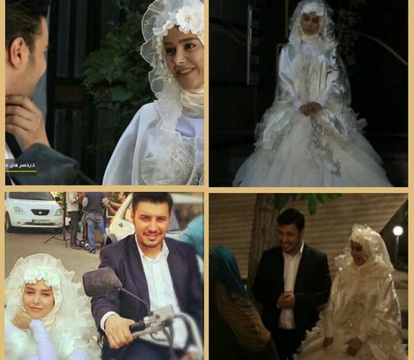 ازدواج رقص عکس عروسی الناز حبیبی و همسرش