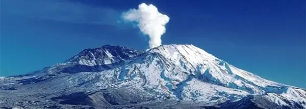 عکس زیبا از آتشفشان