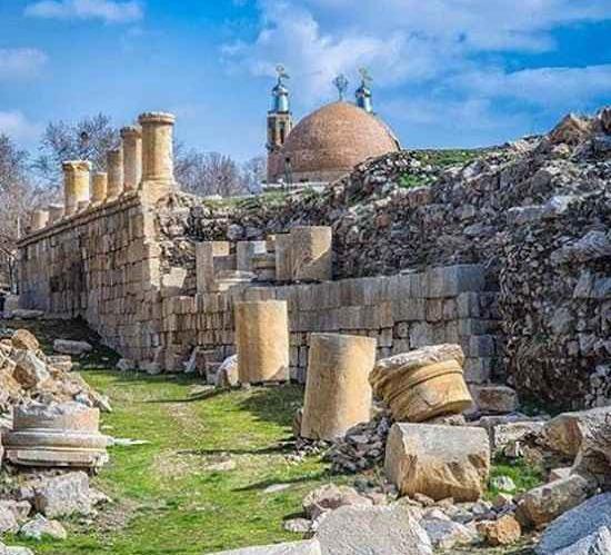 عکس زیبا از معبد آناهیتا