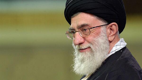 عکس زیبا از آقای خامنه ای